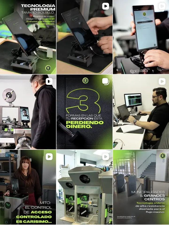 Muestra de contenido de una marca gestionada por María Daniela Arias