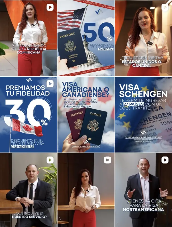 Muestra de contenido de una marca gestionada por María Daniela Arias