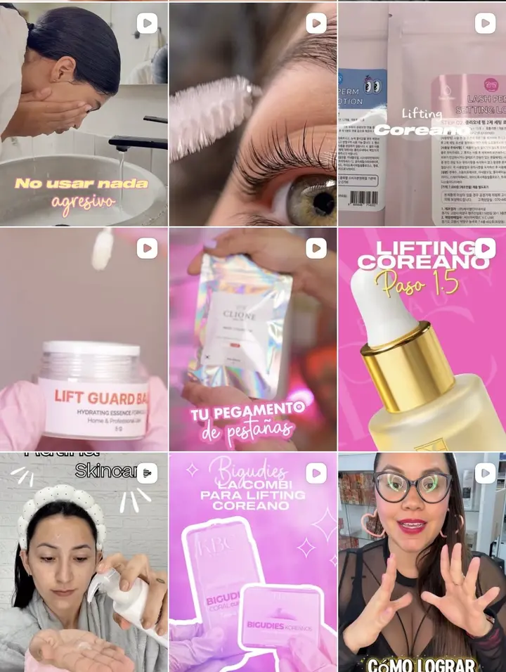 Muestra de contenido de una marca gestionada por María Daniela Arias