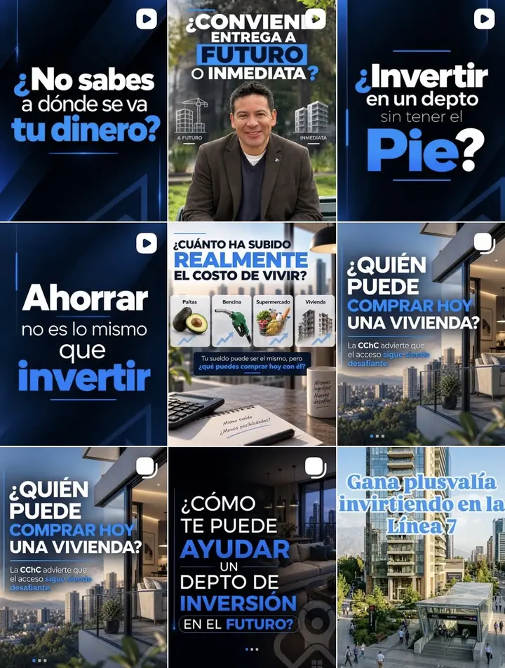Muestra de contenido de una marca gestionada por María Daniela Arias